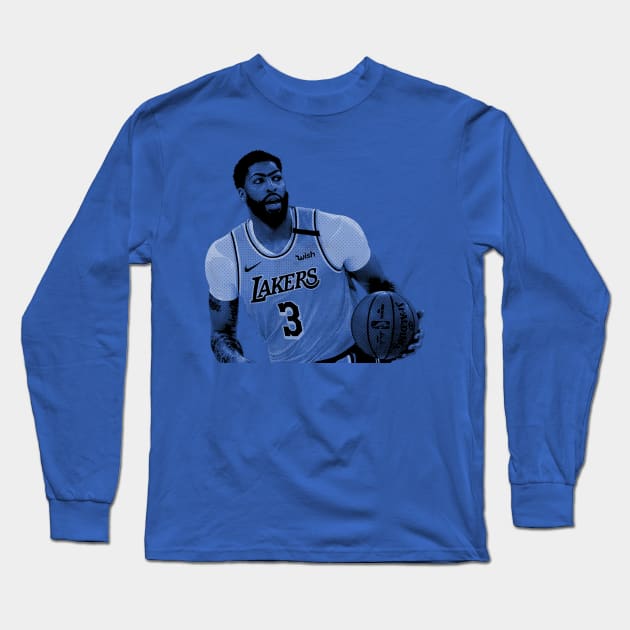 Anthony Marshon Davis Jr - basketball Long Sleeve T-Shirt by framehead